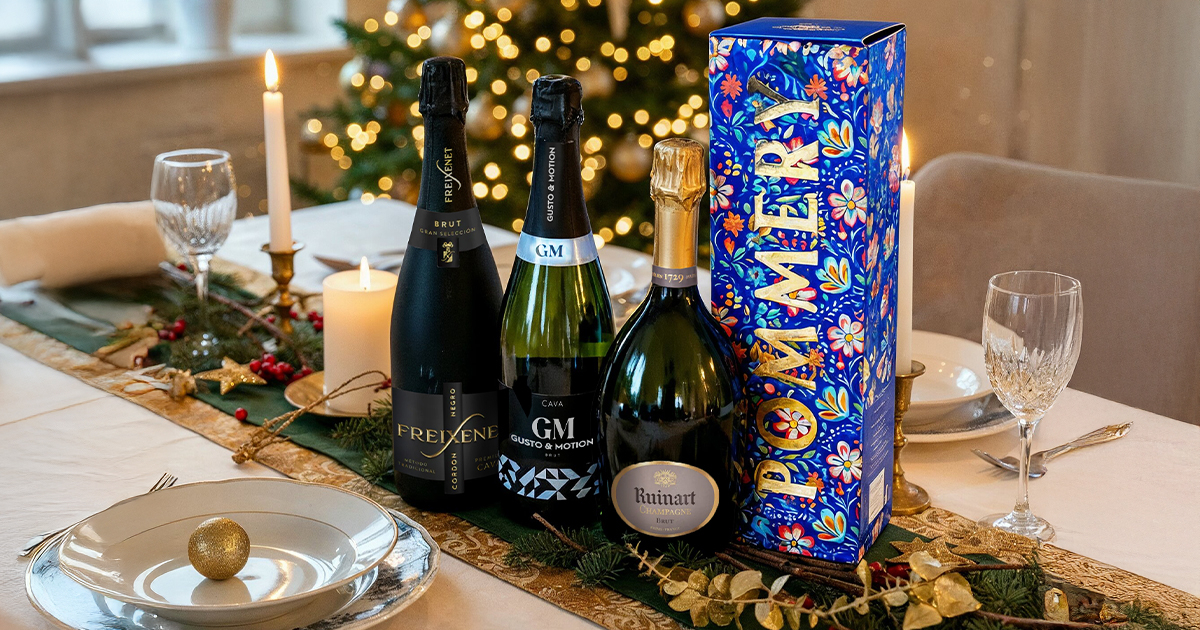 Champagne en cava