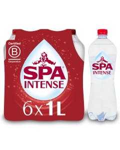 SPA INTENSE Bruisend Natuurlijk Mineraalwater pet 6 x 1l