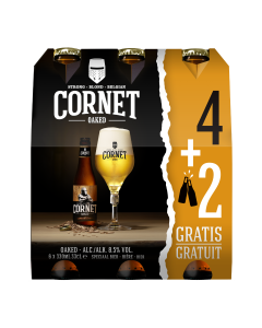 Cornet Oaked (4+2) clip 6 x 33cl
