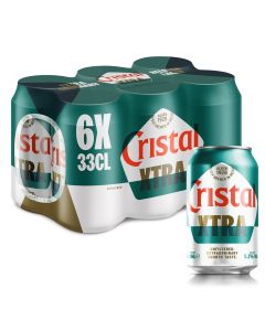 Cristal XTRA blik 6 x 33cl