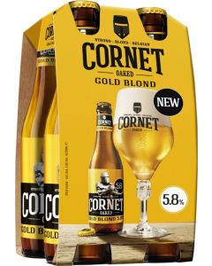 Cornet Oaked Gold Blond clip 4 x 33cl