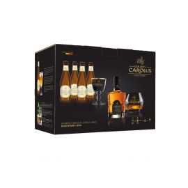 Gouden Carolus Single Malt Discovery Box fles 1x20cl + 4x33cl + 2 glazen