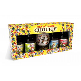 La Chouffe Mix Marcel geschenk 4x33cl + glas