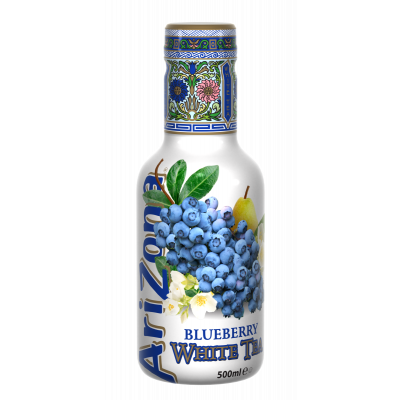 AriZona Blueberry White Tea fles 50cl