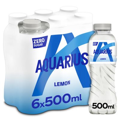 Aquarius Lemon Zero 50cl clip 6 x 50cl