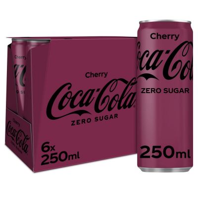Coca-Cola Zero Cherry blik 6 x 25cl
