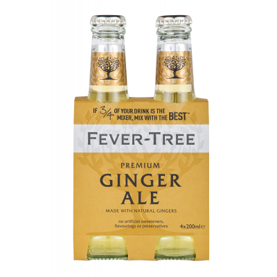 Fever Tree Ginger Ale clip 4 x 20cl