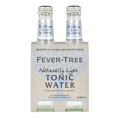 Fever Tree Natural Light Tonic Water clip 4 x 20cl