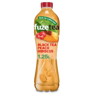 Fuze Tea Black Tea Peach Hibiscus pet 1,25l
