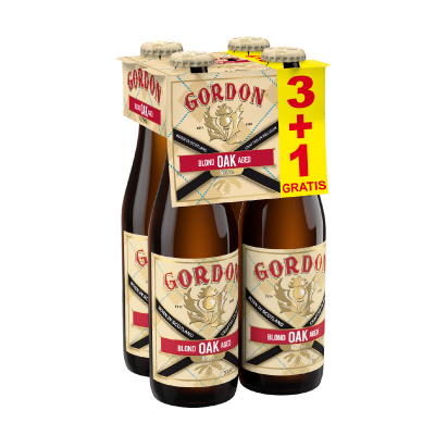 Gordon Blond Oak Aged clip 4 x 33cl