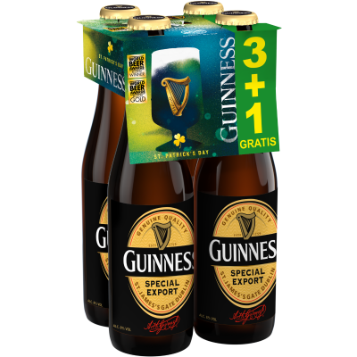Guinness (3+1) clip 4 x 33cl