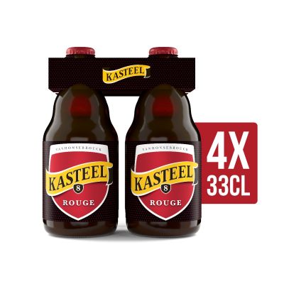 Kasteel Rouge clip 4 x 33cl - Prik&Tik