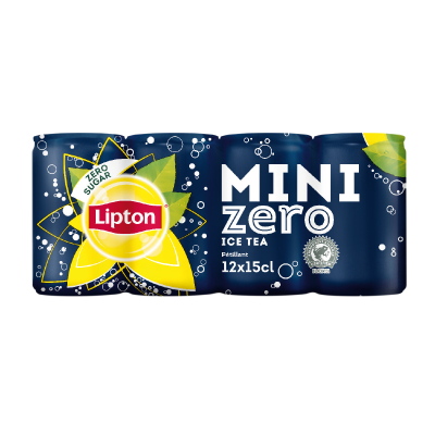 Lipton Ice Tea Zero Sugar blik 12 x 15cl