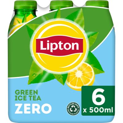Lipton Ice Tea Green Zero Sugar clip 6 x 50cl
