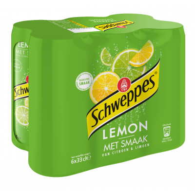 Schweppes Lemon blik 6 x 33cl