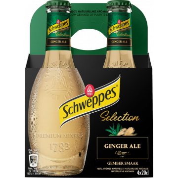 Schweppes Selection Ginger Ale clip 4 x 20cl