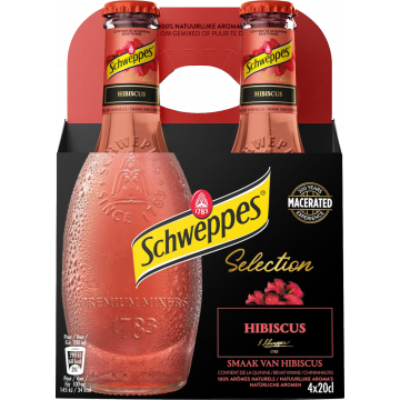Schweppes Selection Hibiscus clip 4 x 20cl