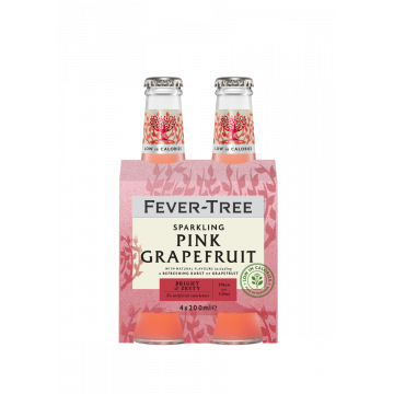 Fever Tree Pink Grapefruit clip 4 x 20cl