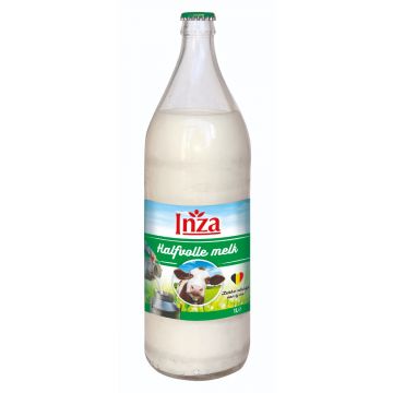 Inza halfvolle melk fles 1l