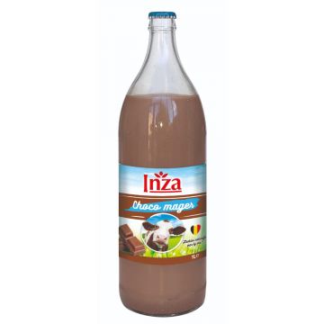 Inza magere chocolademelk fles 1l