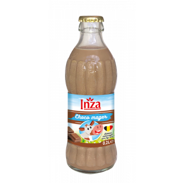 Inza magere chocolademelk fles 20cl