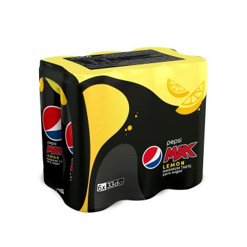 Pepsi Zero Sugar Lemon blik 6 x 33cl