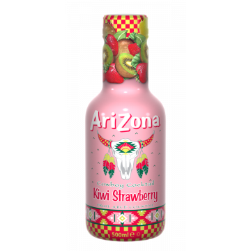 AriZona Kiwi Strawberry Juice fles 50cl