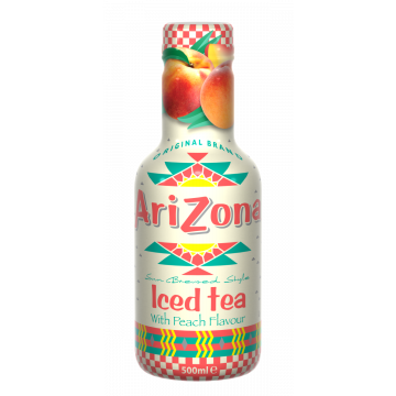 AriZona Green Tea Peach fles 50cl