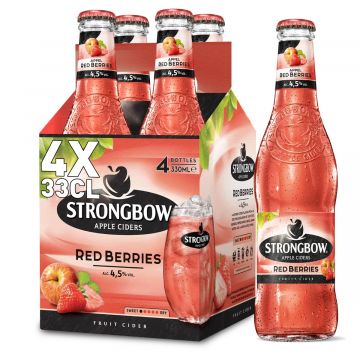 Strongbow Red Berries clip 4 x 33cl