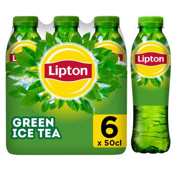 Lipton Ice Tea Green Original (Reduced sugar) clip 6 x 50cl