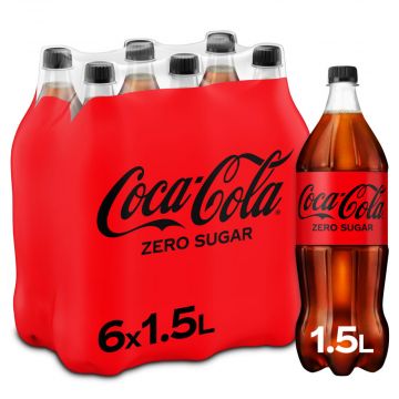 Coca-Cola Zero pet 6 x 1,5l