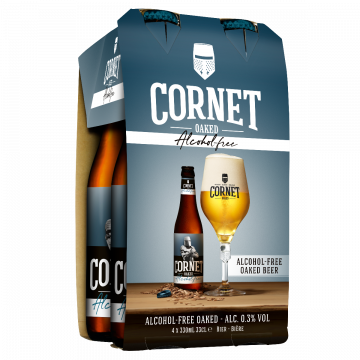 Cornet Oaked Alcohol-free 4 x 33cl