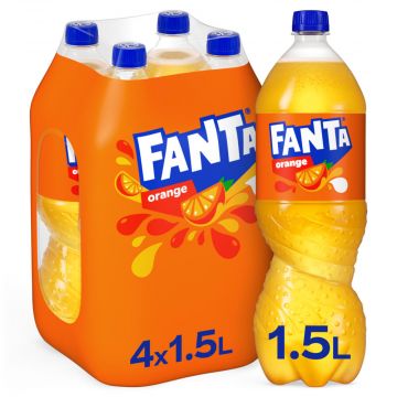 Fanta Orange pet 4 x 1,5l