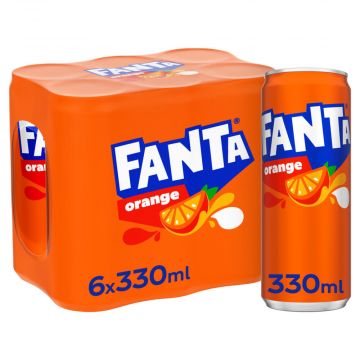 Fanta Orange blik 6 x 33cl