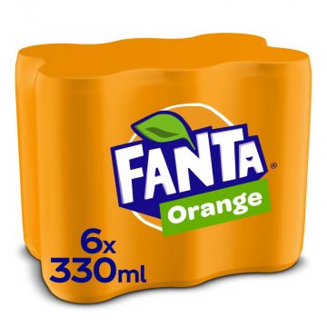 Fanta Orange blik 6 x 33cl