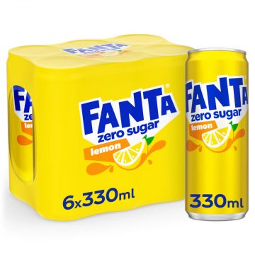 Fanta Zero Lemon blik 6 x 33cl