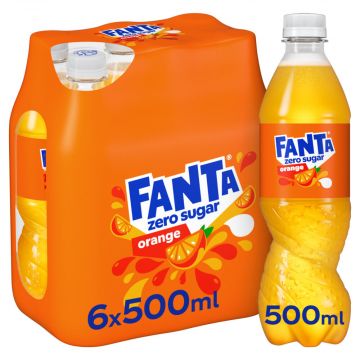 Fanta Zero Orange pet 6 x 50cl