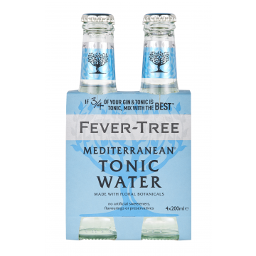 Fever Tree Mediterranean Tonic Water clip 4 x 20cl