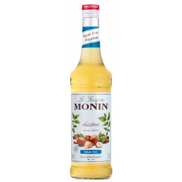 Monin Siroop Hazelnoot (Sugarfree) fles 70cl