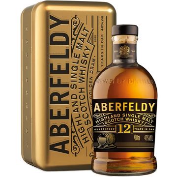 Aberfeldy 12Y Gold Bar fles 70cl