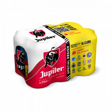 Jupiler Pro League blik 6 x 33cl