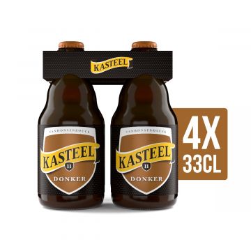 Kasteel Donker clip 4 x 33cl