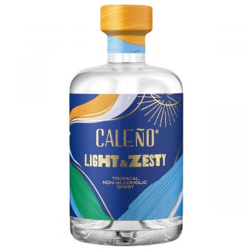 Caleno Light & Zesty Alcoholvrije gin fles 50cl