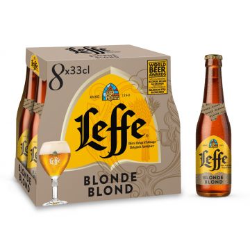 Leffe Blond clip 8 x 33cl