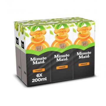 Minute Maid Orange sinaasappelsap brik 6 x 20cl