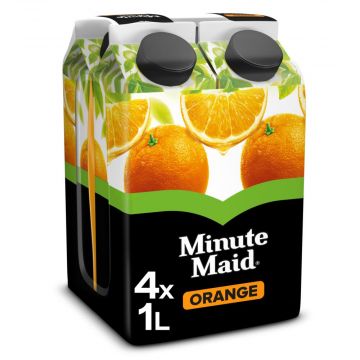 Minute Maid Orange sinaasappelsap brik 4 x 1l