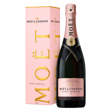 Moët & Chandon Rosé Impérial Brut giftbox fles 75cl