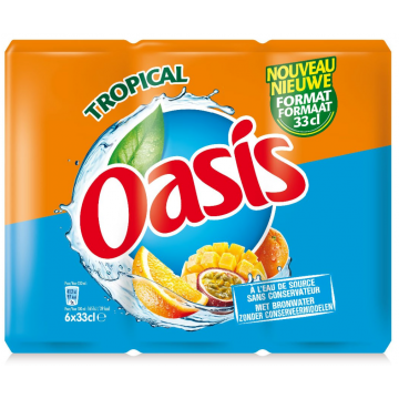 Oasis Tropical blik 6 x 33cl