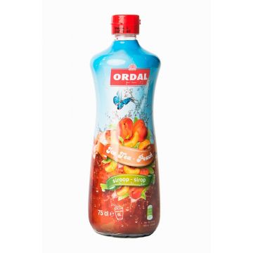 Ordal Siroop Ice Tea Peach fles 75cl