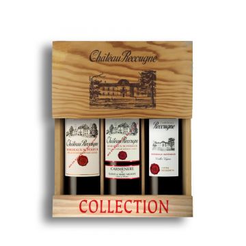 Château Recougne Bordeaux Supérieur Collection wijnkist 3 x 75cl